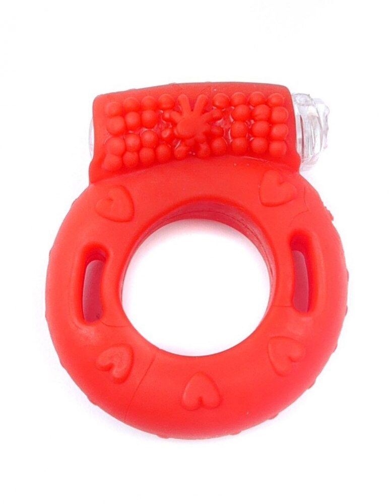 Pierścień-Vibrating CockRing Red