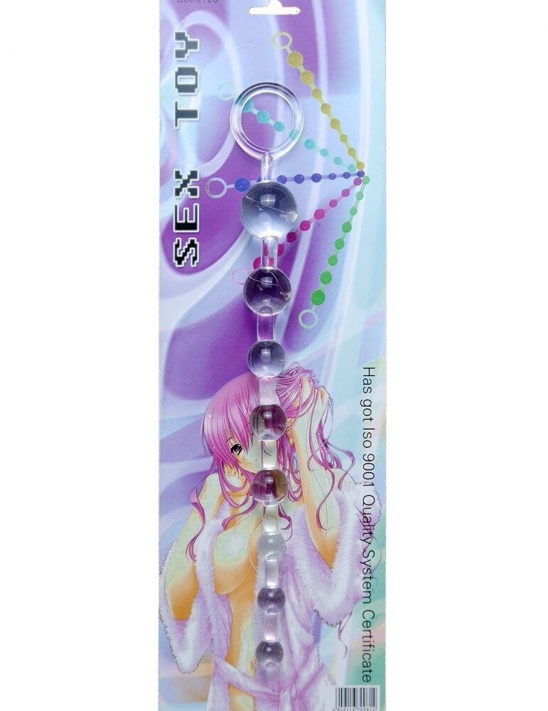 Plug/kulki-Jelly Anal 10 Beads Clear