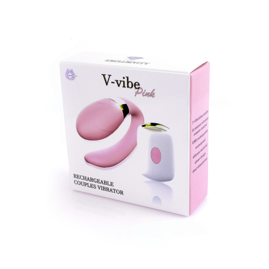 Stimulator-V-Vibe Pink USB 7 Function / Remote Control
