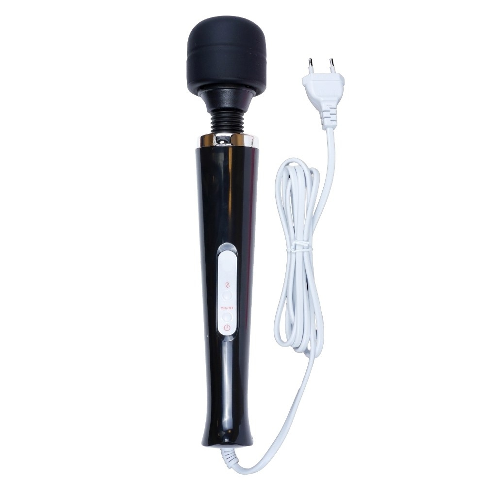 Stimulator-Magic Massager Wand Cable 110-240V Black 10 Function