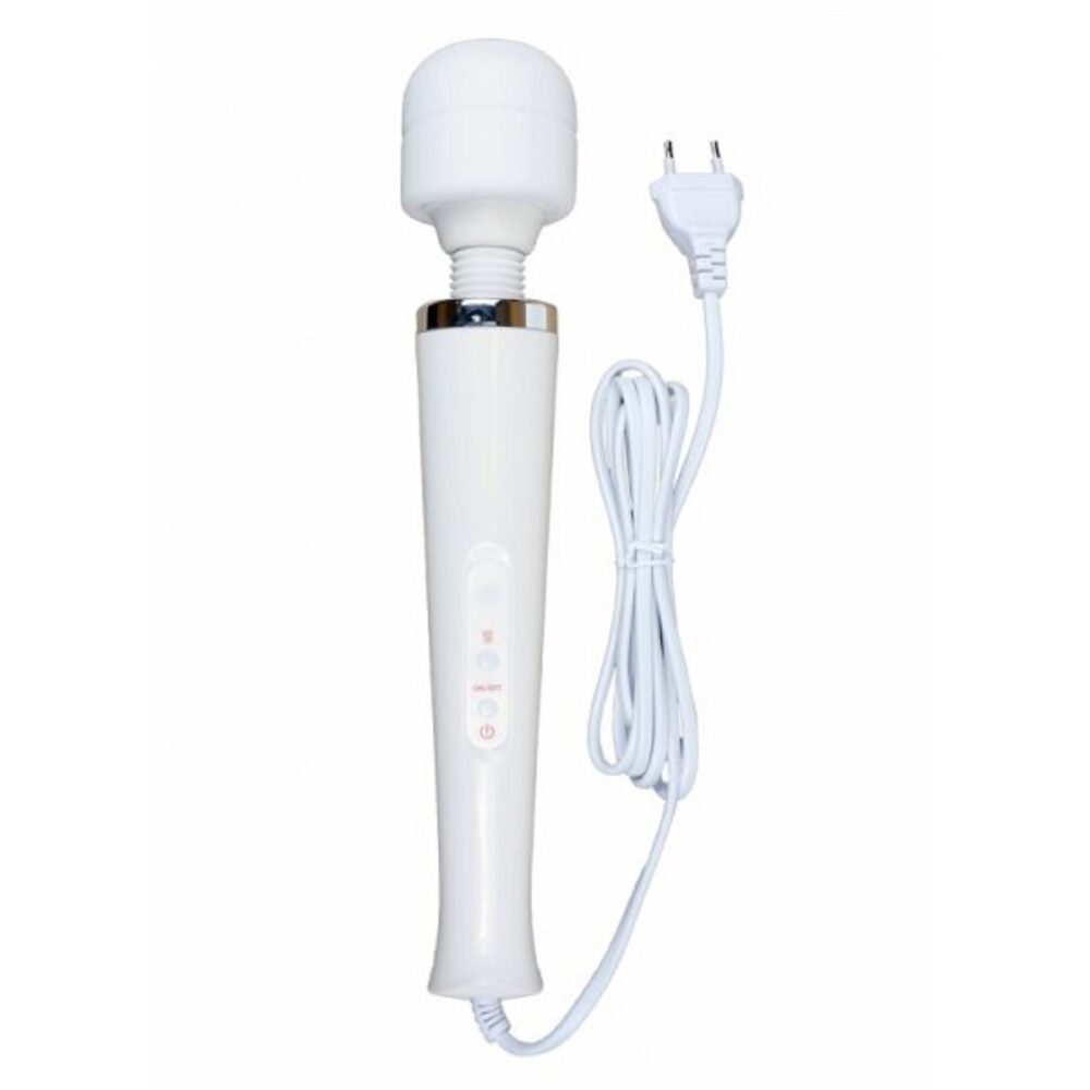 Stimulator-Magic Massager Wand Cable 110-240V White 10 Function