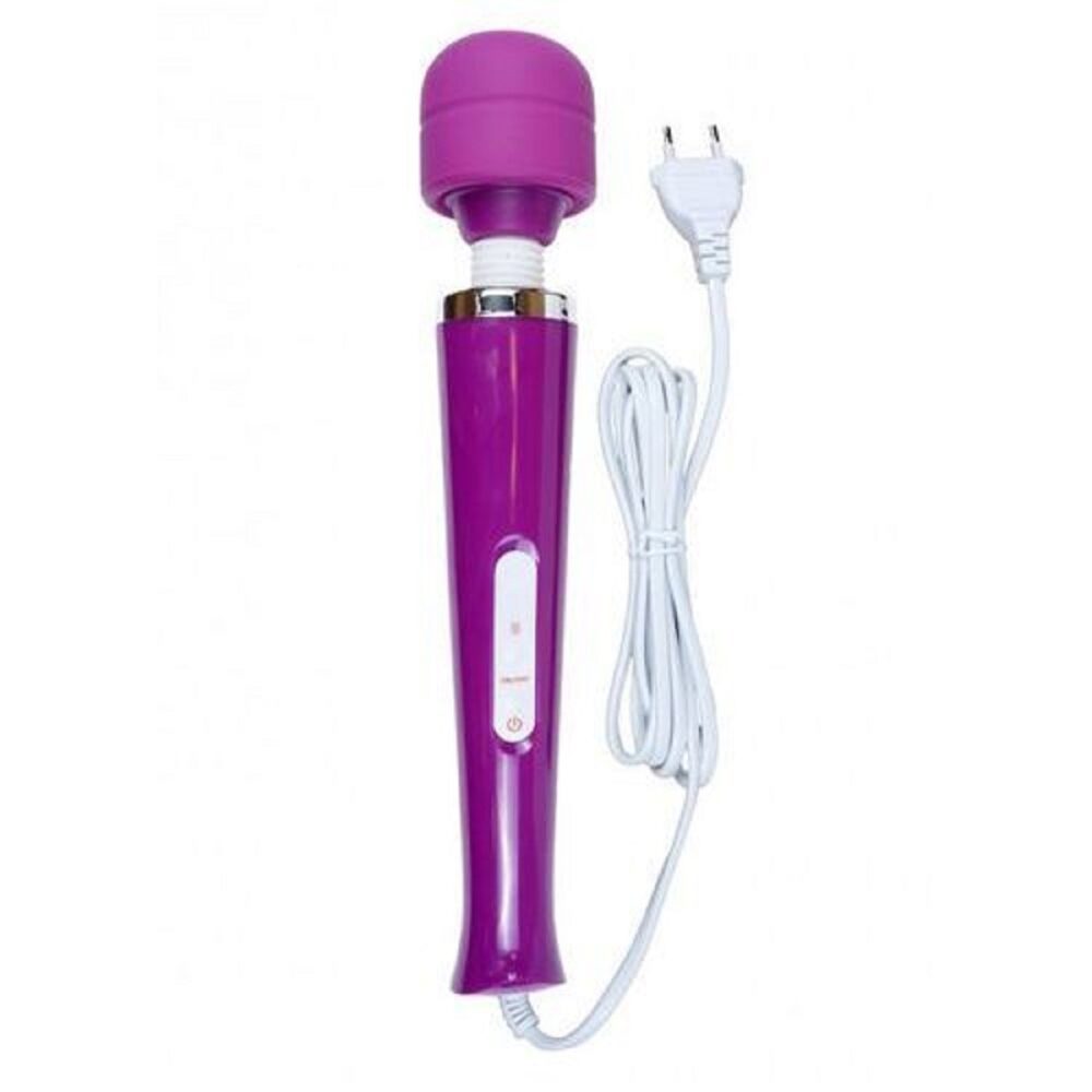 Stimulator-Magic Massager Wand Cable 110-240V Purple 10 Function