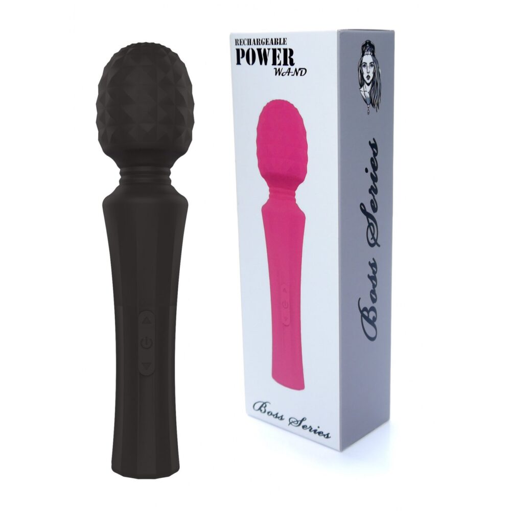 Stimulator-Rechargeable Power Wand - Black
