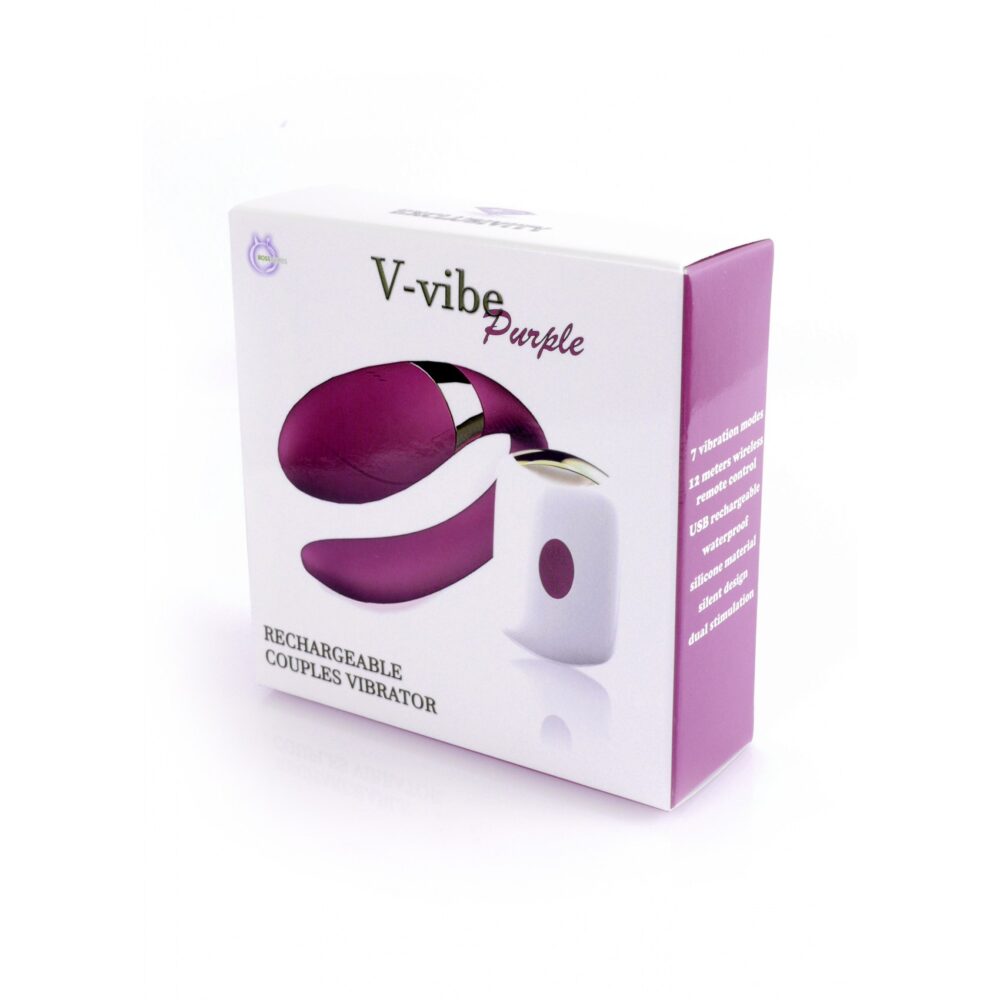 Stimulator-V-Vibe Purple USB 7 Function / Remote Control