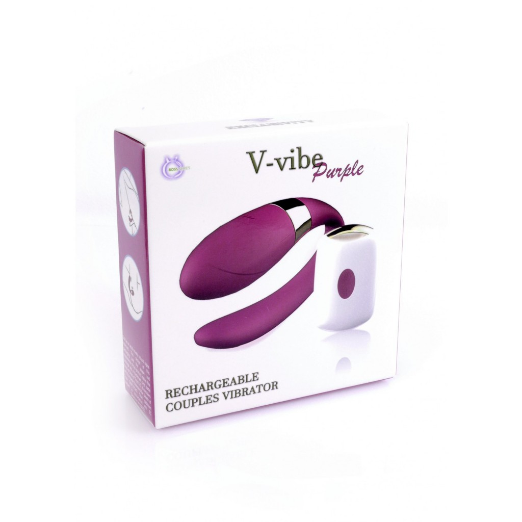 Stimulator-V-Vibe Purple USB 7 Function / Remote Control - Image 5