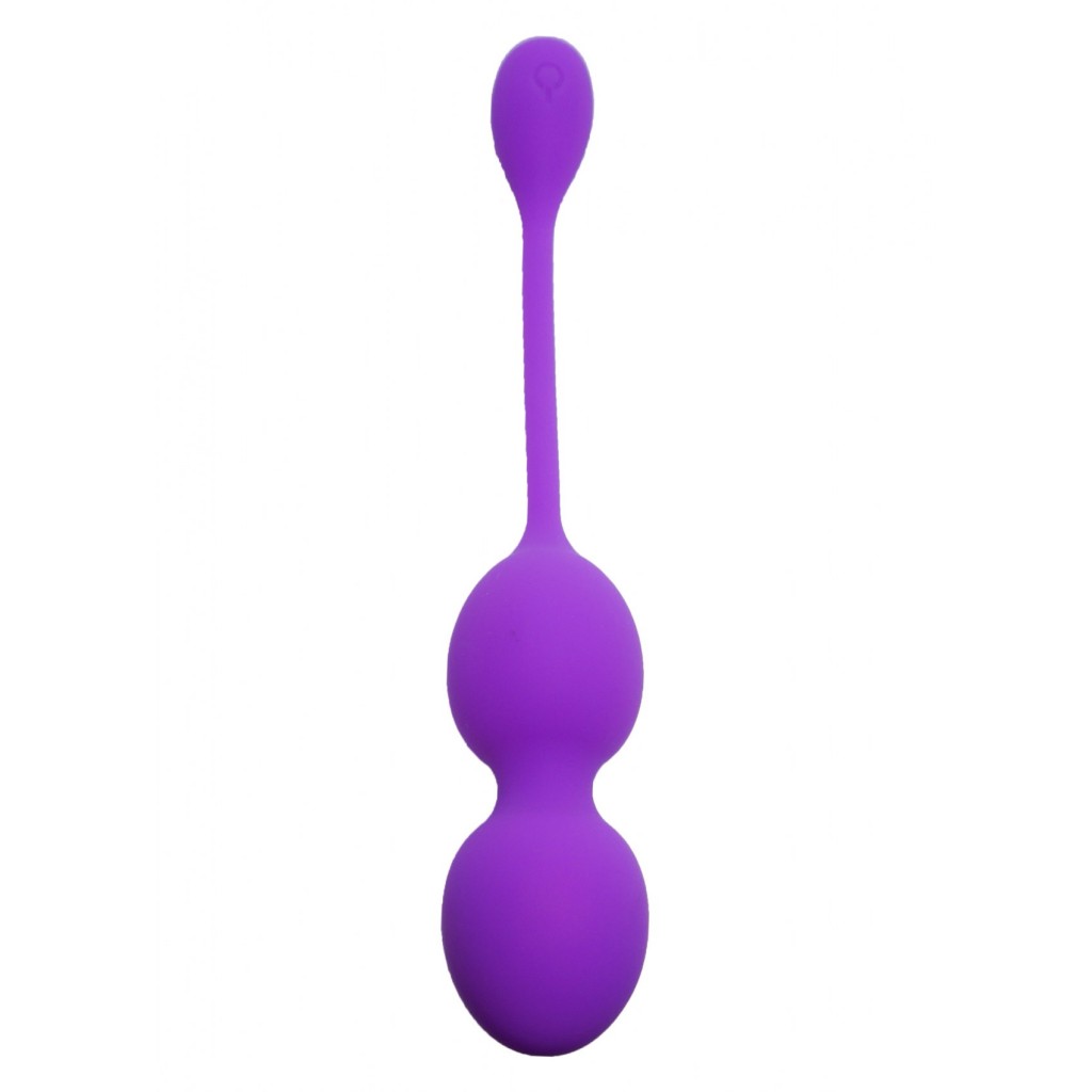 Vibrating Kegel Balls 32mm 80g Purple 10 function USB - Boss Series - Image 2