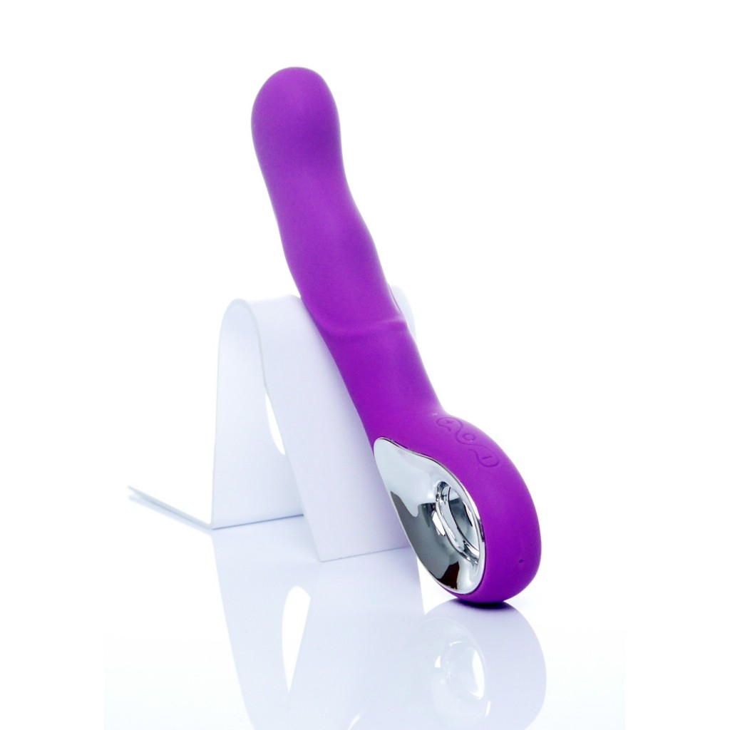 Vibrator-Vibrator G-spot 10 funkcji USB Fioletowy - Image 3