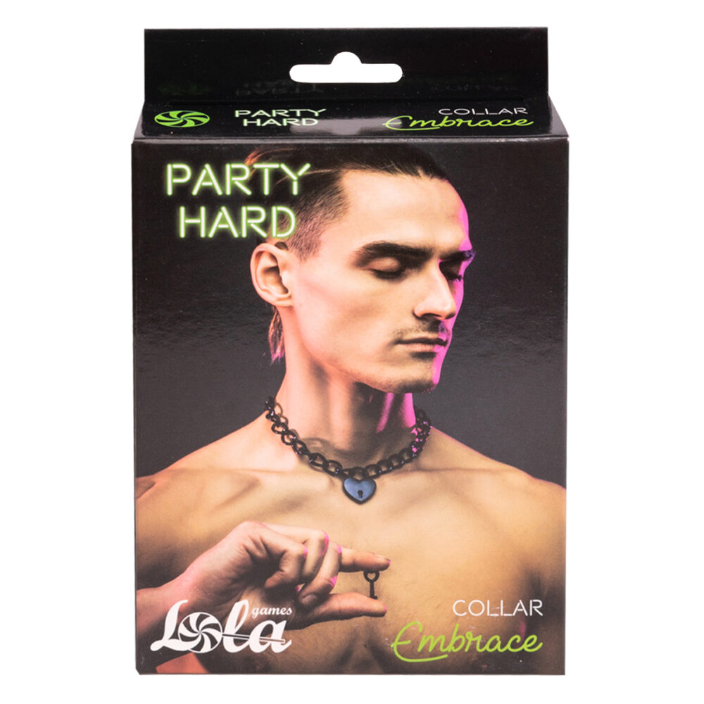 The collar Party Hard Embrace Black