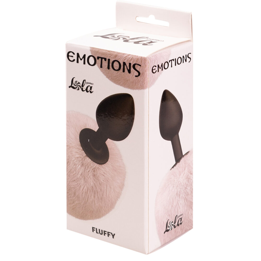Anal plug Emotions Fluffy White