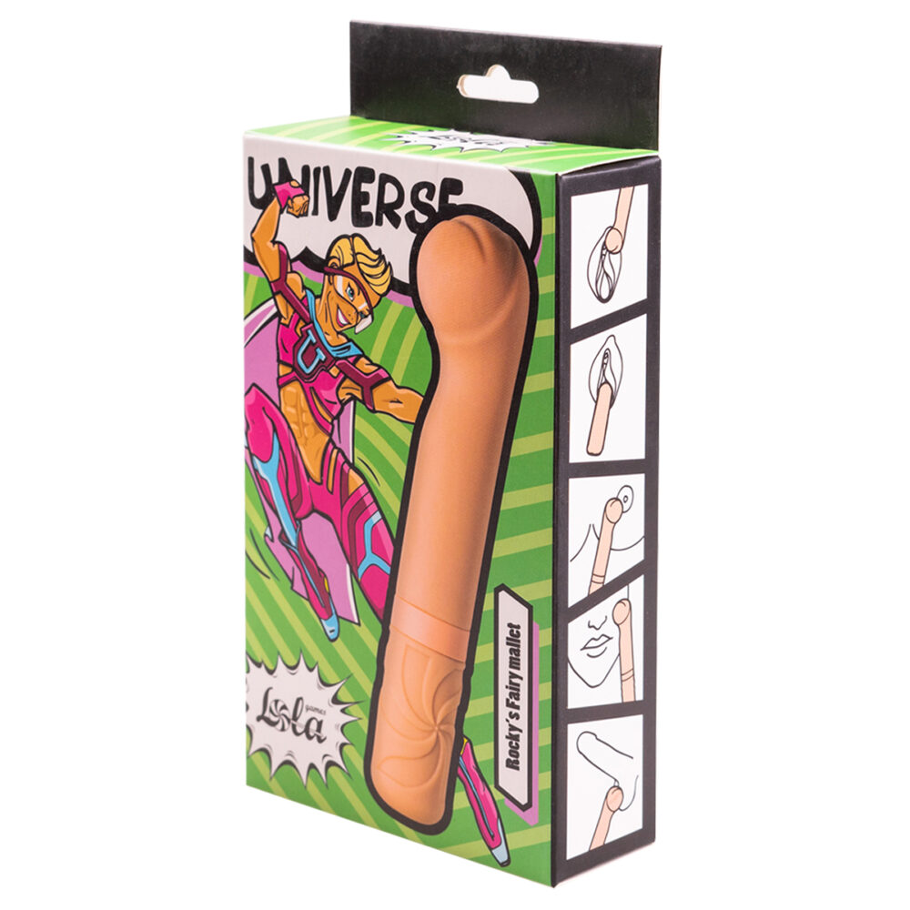 Rechargeable Mini vibrator Universe Rocky’s Fairy Mallet Beige