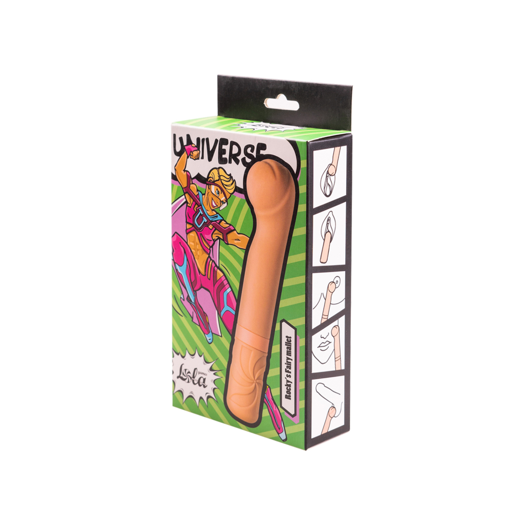 Rechargeable Mini vibrator Universe Rocky’s Fairy Mallet Beige
