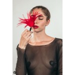 Tickler Burlesque Plume Red - Image 8
