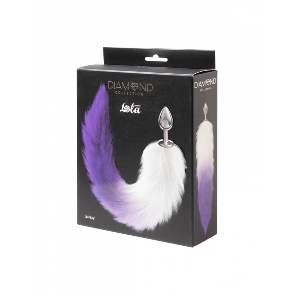 Anal plug Diamond Galaxy Purple