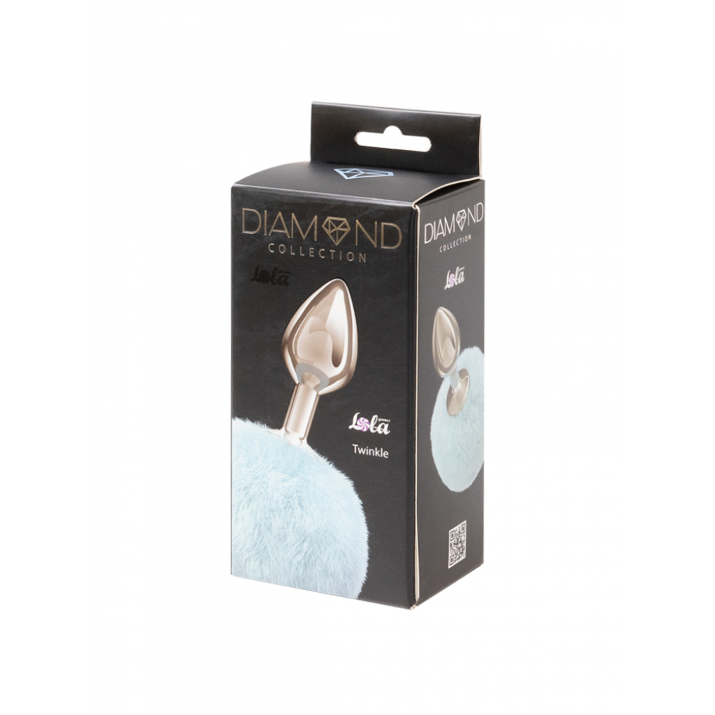 Anal plug Diamond Twinkle Blue