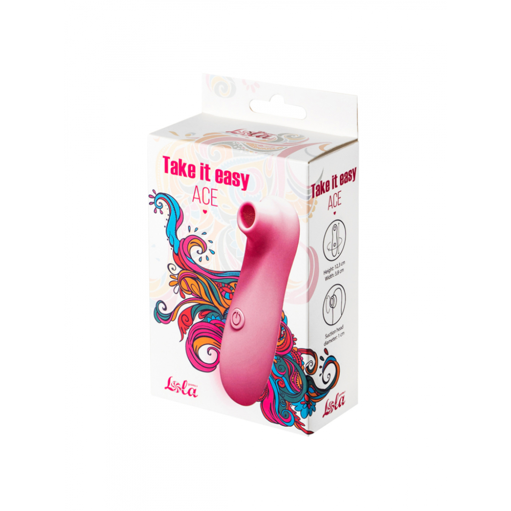 Vacuum stimulator Take it easy Ace Pink