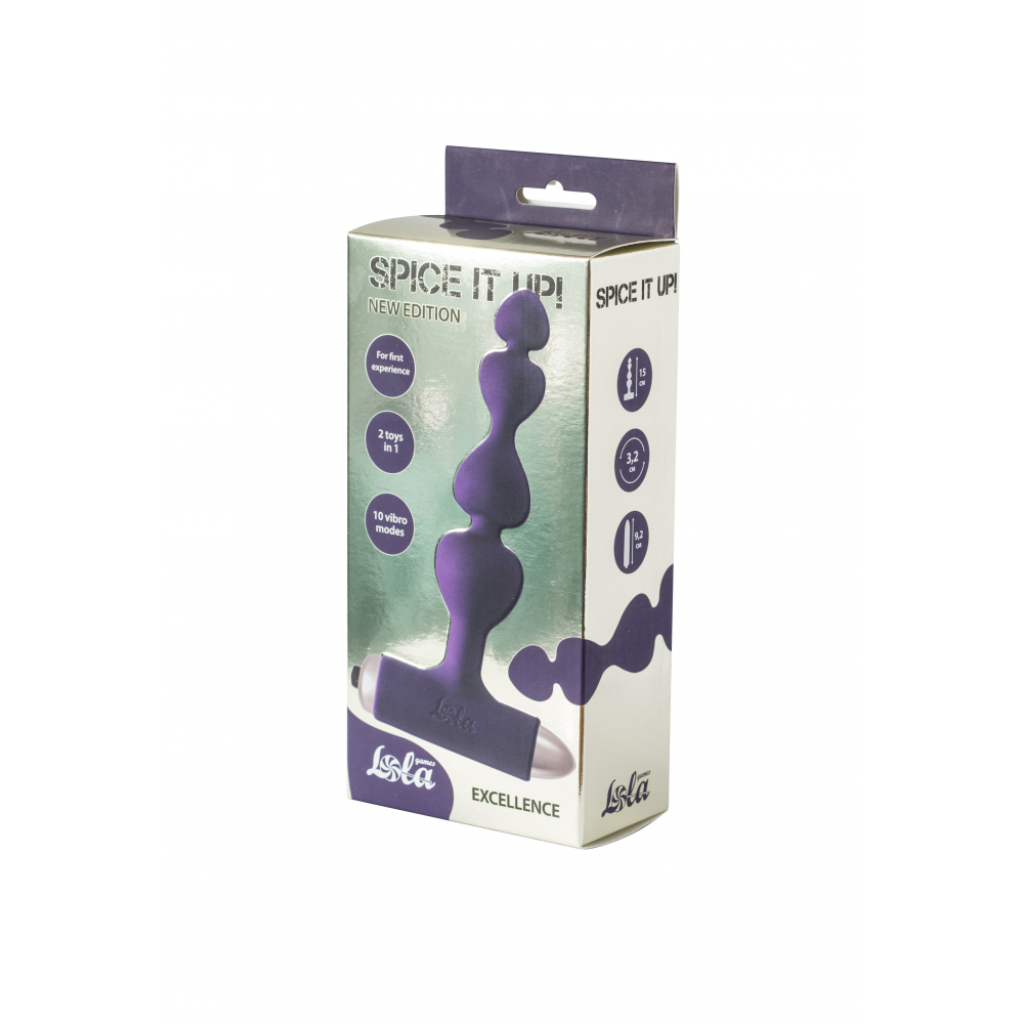Vibrating Butt Plug Spice it up New Edition Excellence Ultraviolet