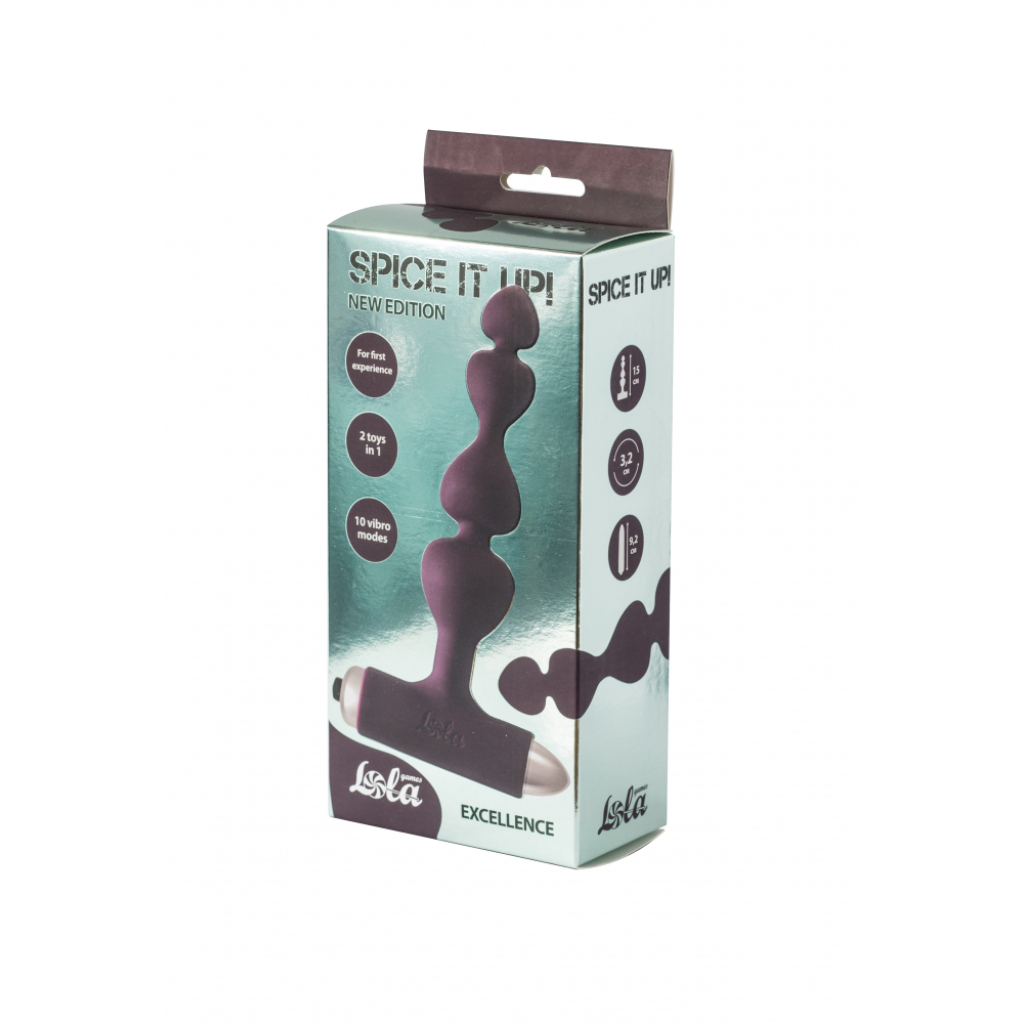 Vibration Butt Plug Spice it up New Edition Excellence Wine red