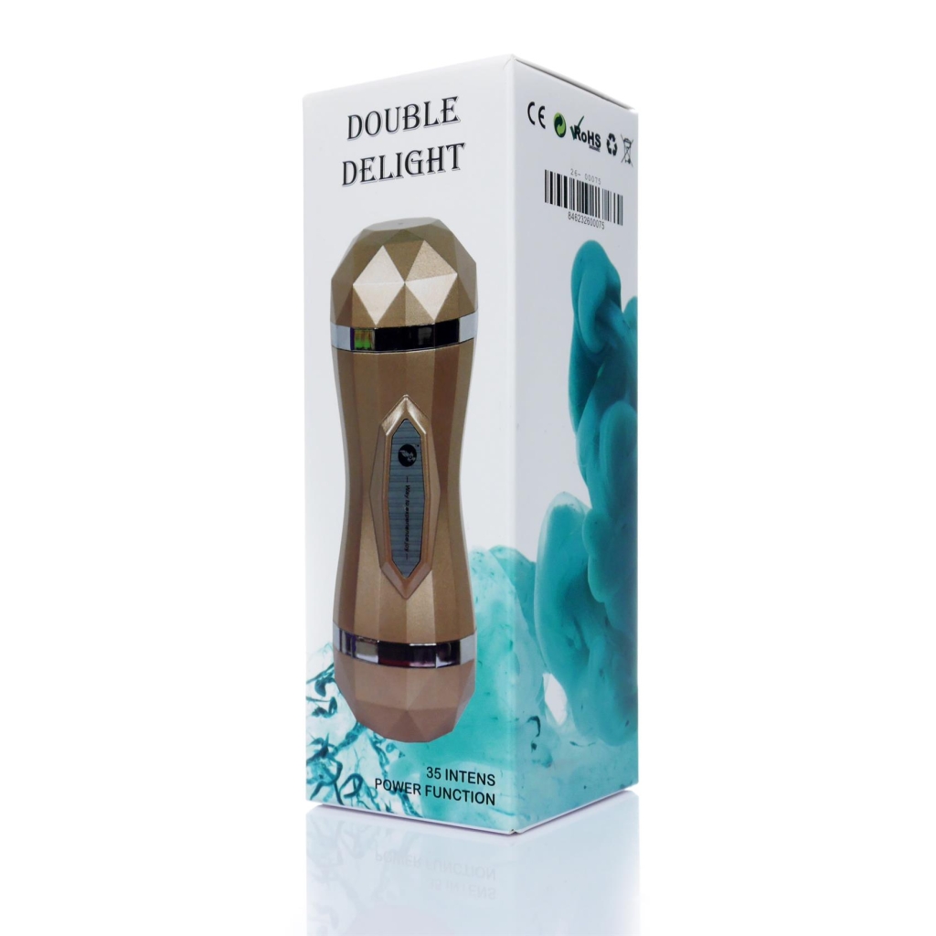 Masturbator-Vagina Double Delight 35 function USB