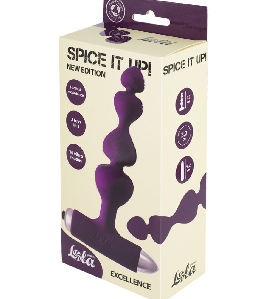 Vibrating Butt Plug Spice it up New Edition Excellence Ultraviolet