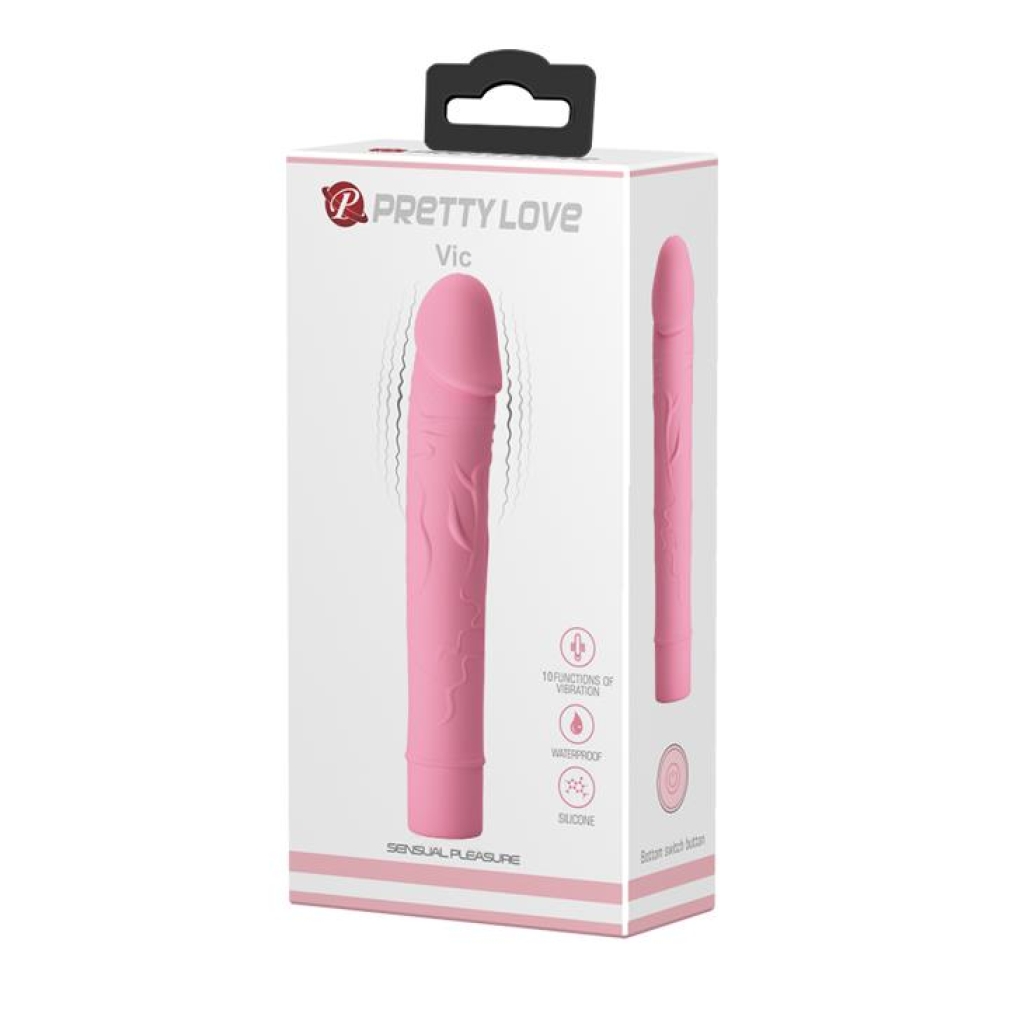 PRETTY LOVE – Vic Vibrator – Light Pink