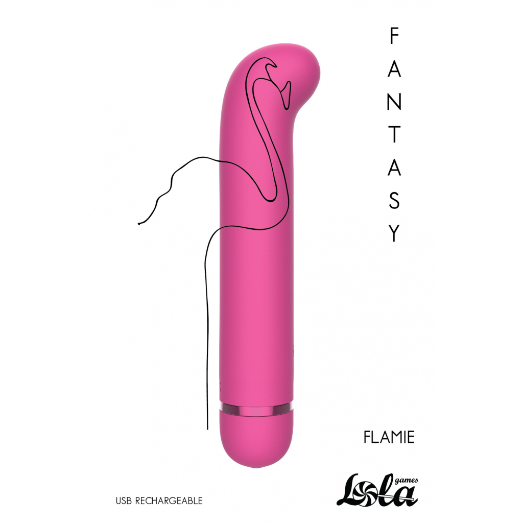 Rechargeable vibrator Fantasy Flamie Pink