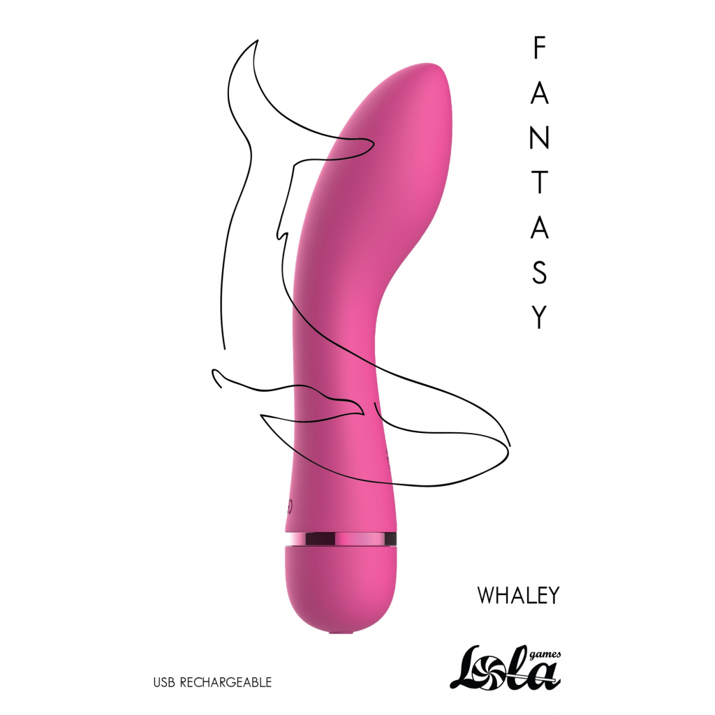 Rechargeable vibrator Fantasy Whaley Pink