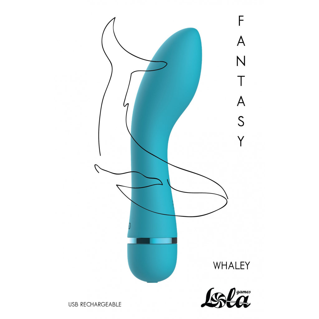 Rechargeable vibrator Fantasy Whaley Blue