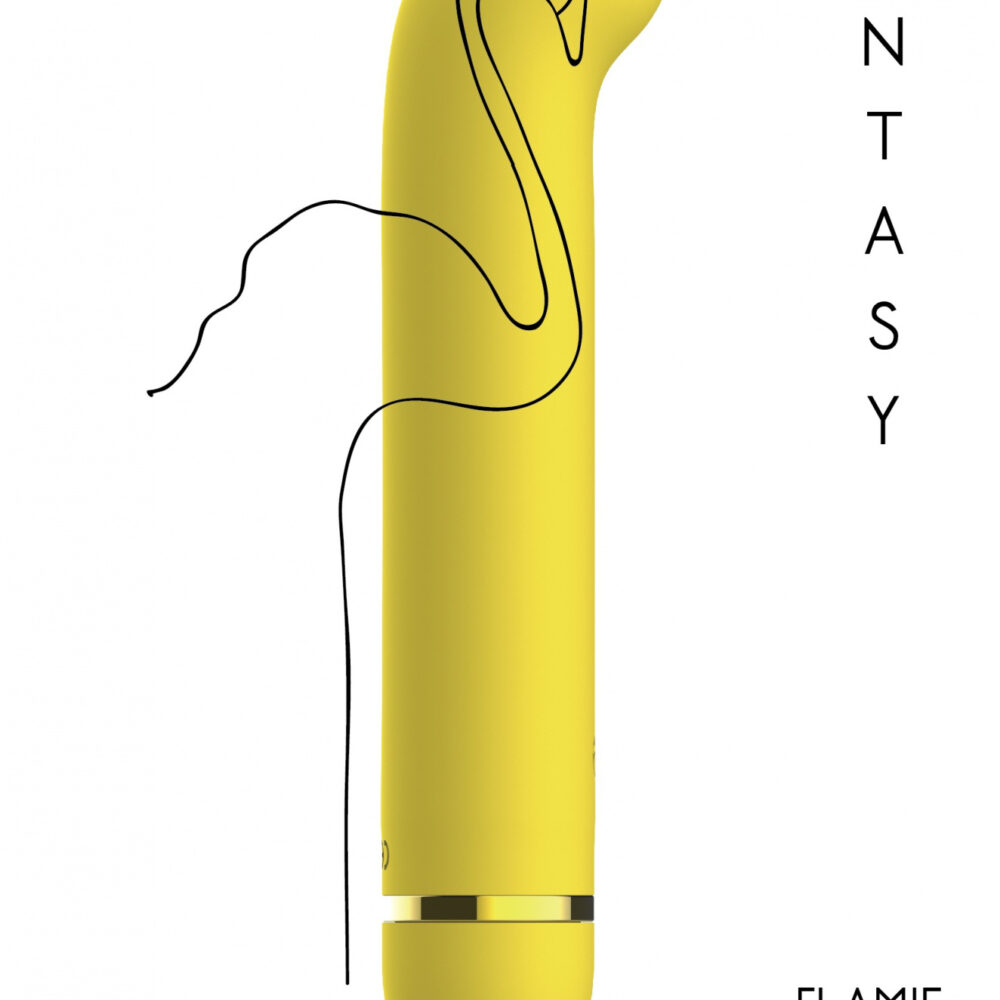 Rechargeable vibrator Fantasy Flamie Yellow