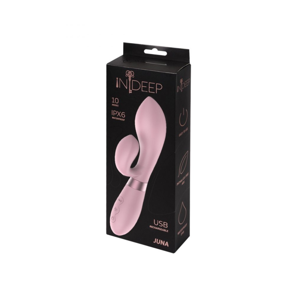 Rechargeable Vibrator Indeep Juna Pink
