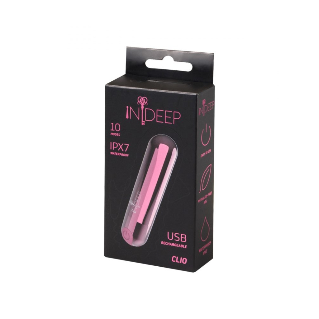 Rechargeable vibrating bullet Indeep Clio Magenta