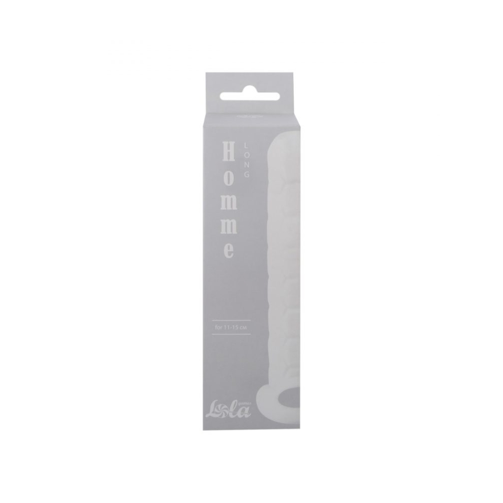 Penis sleeve Homme Long White for 11-15 cm