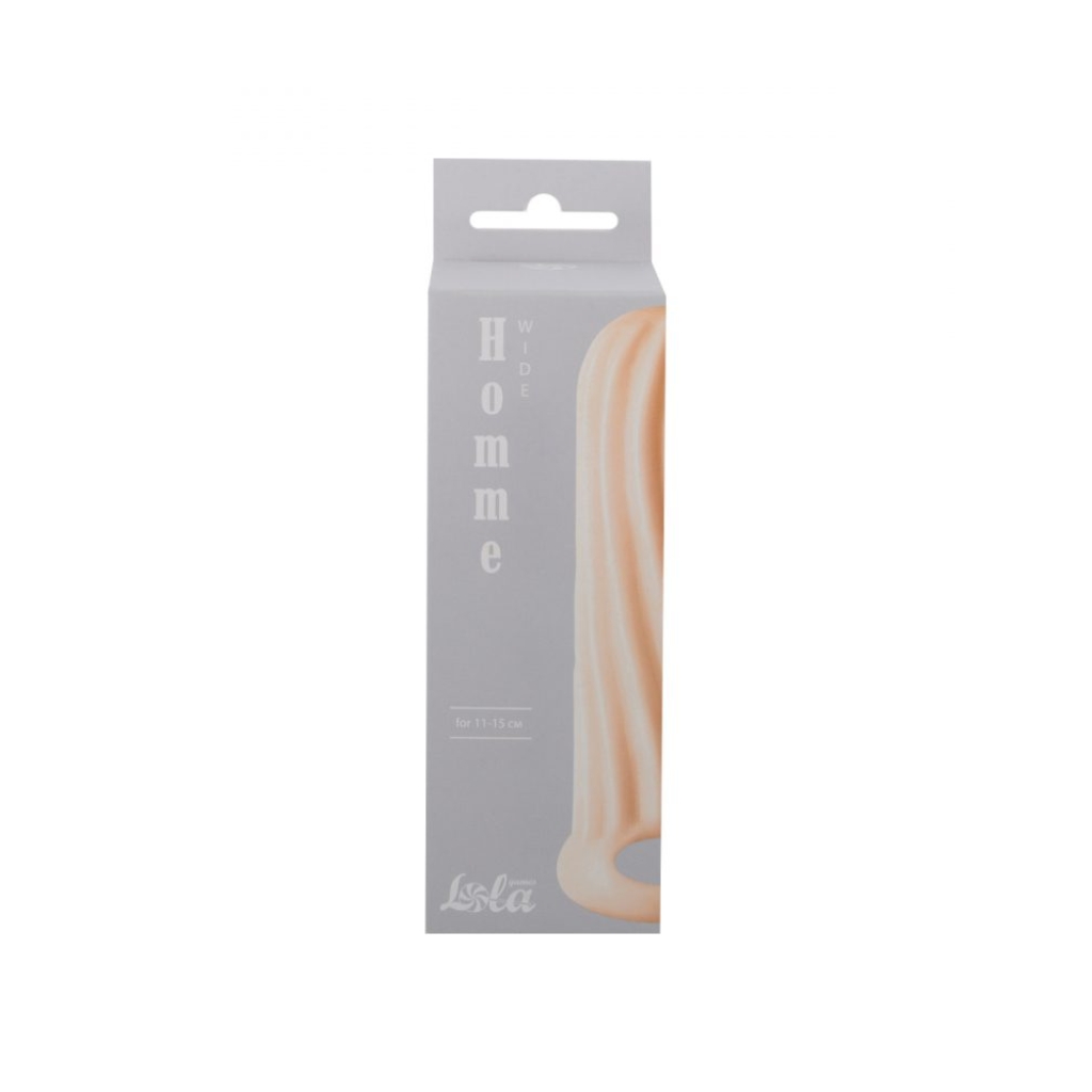 Penis sleeve Homme Wide Flesh for 11-15 cm