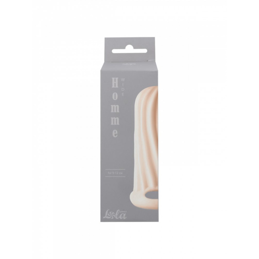 Penis sleeve Homme Wide Flesh for 9-12 cm