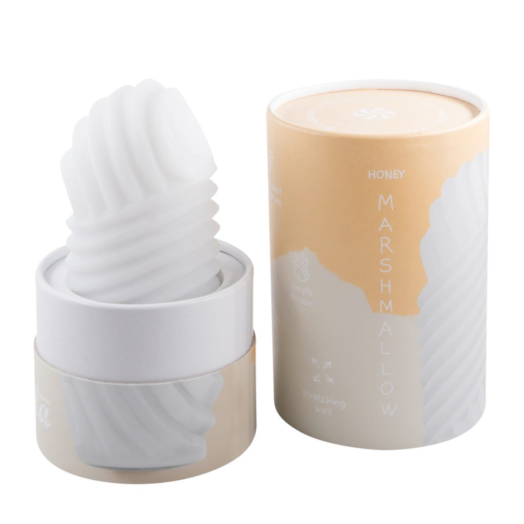 Masturbator Marshmallow Maxi Honey White - Image 3
