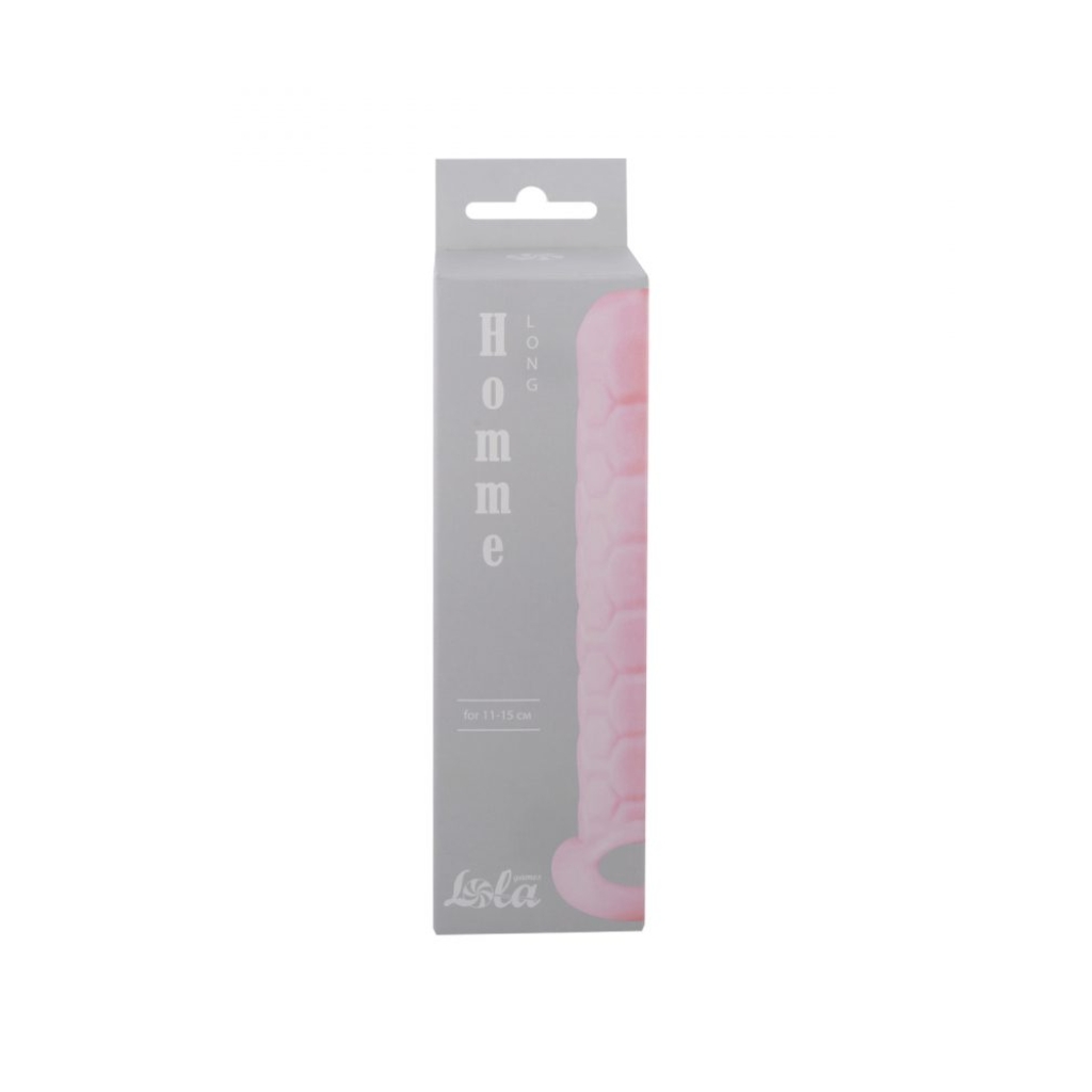 Penis sleeve Homme Long Pink for 11-15 cm