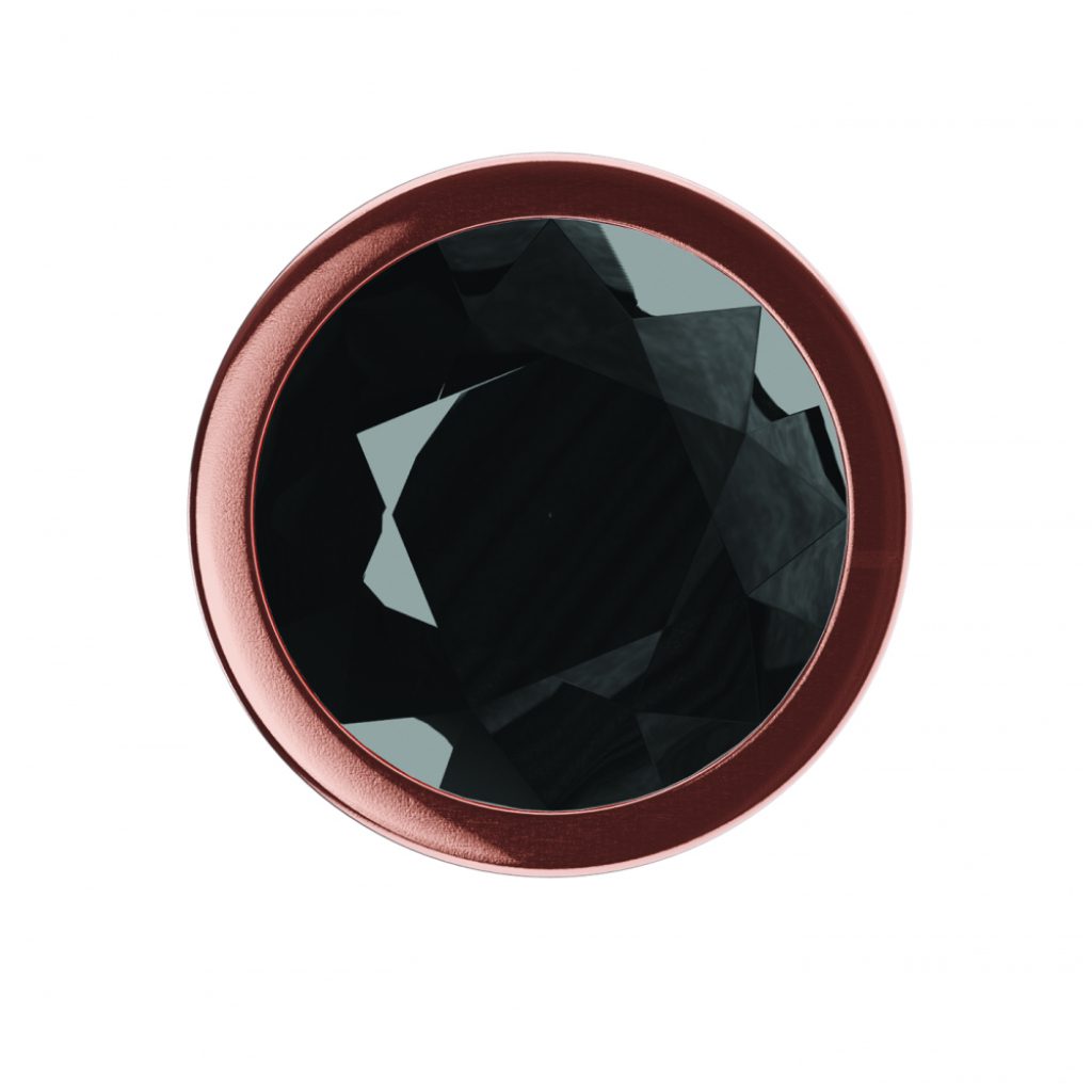 Butt Plug Diamond Jet Shine S Rose Gold - Image 5