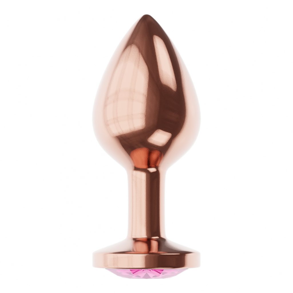Butt Plug Diamond Quartz Shine S Rose Gold - Image 4