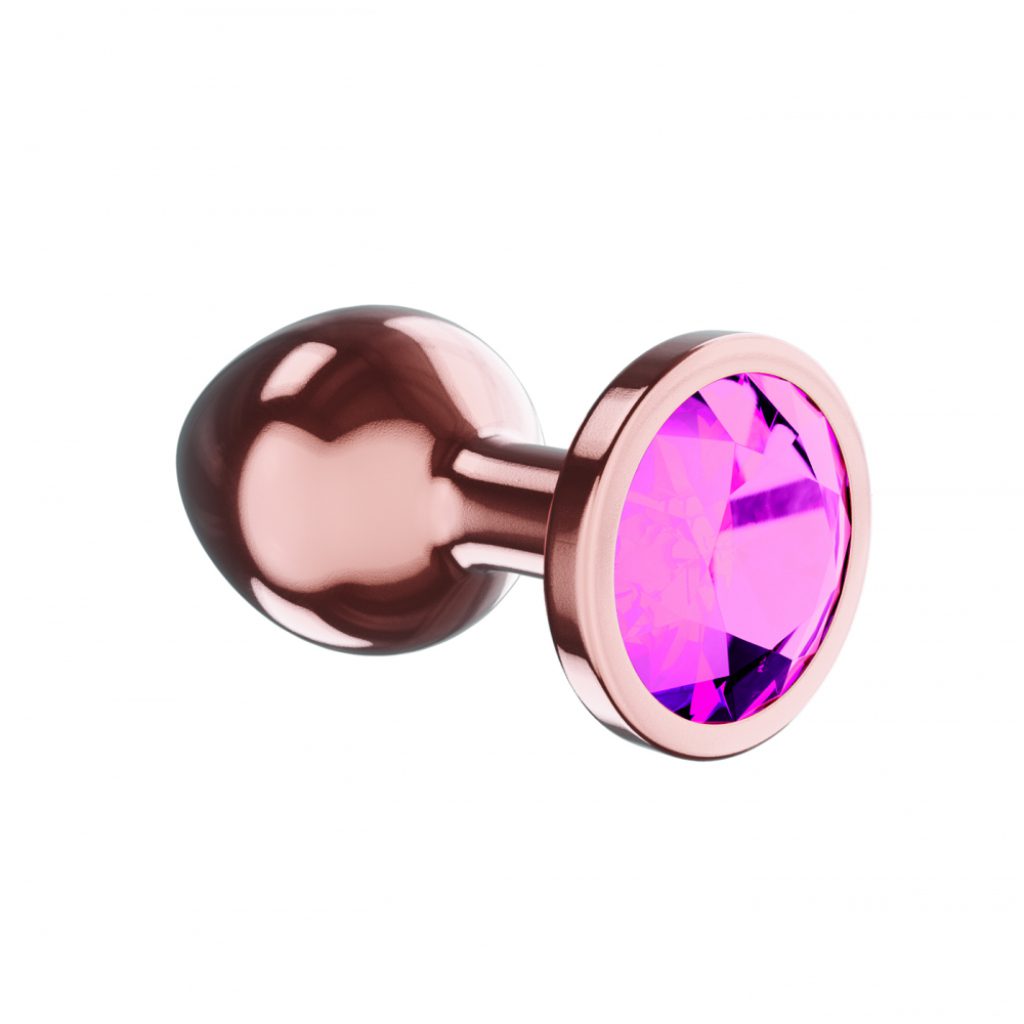 Butt Plug Diamond Quartz Shine S Rose Gold - Image 3