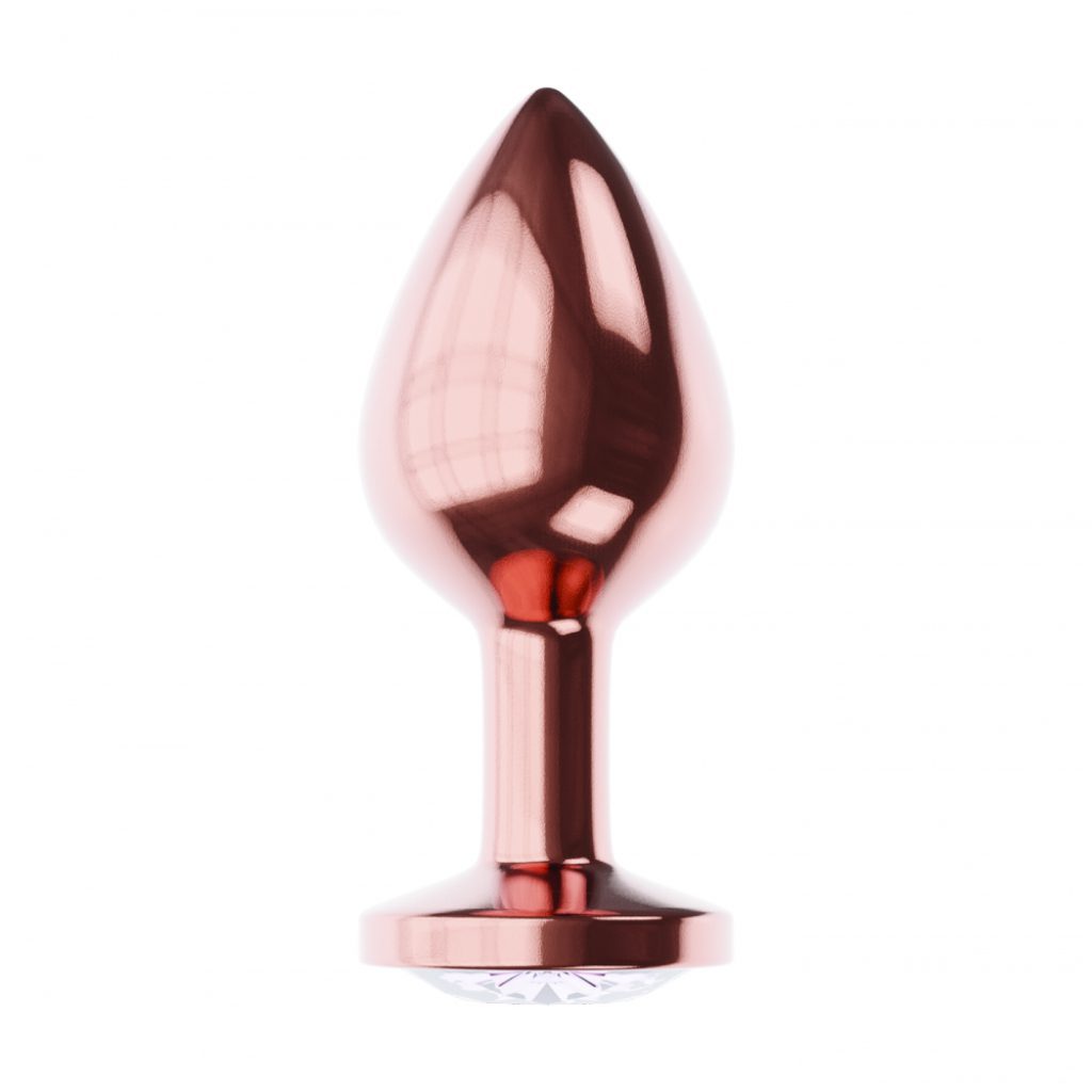 Butt Plug Diamond Moonstone Shine S Rose Gold - Image 4