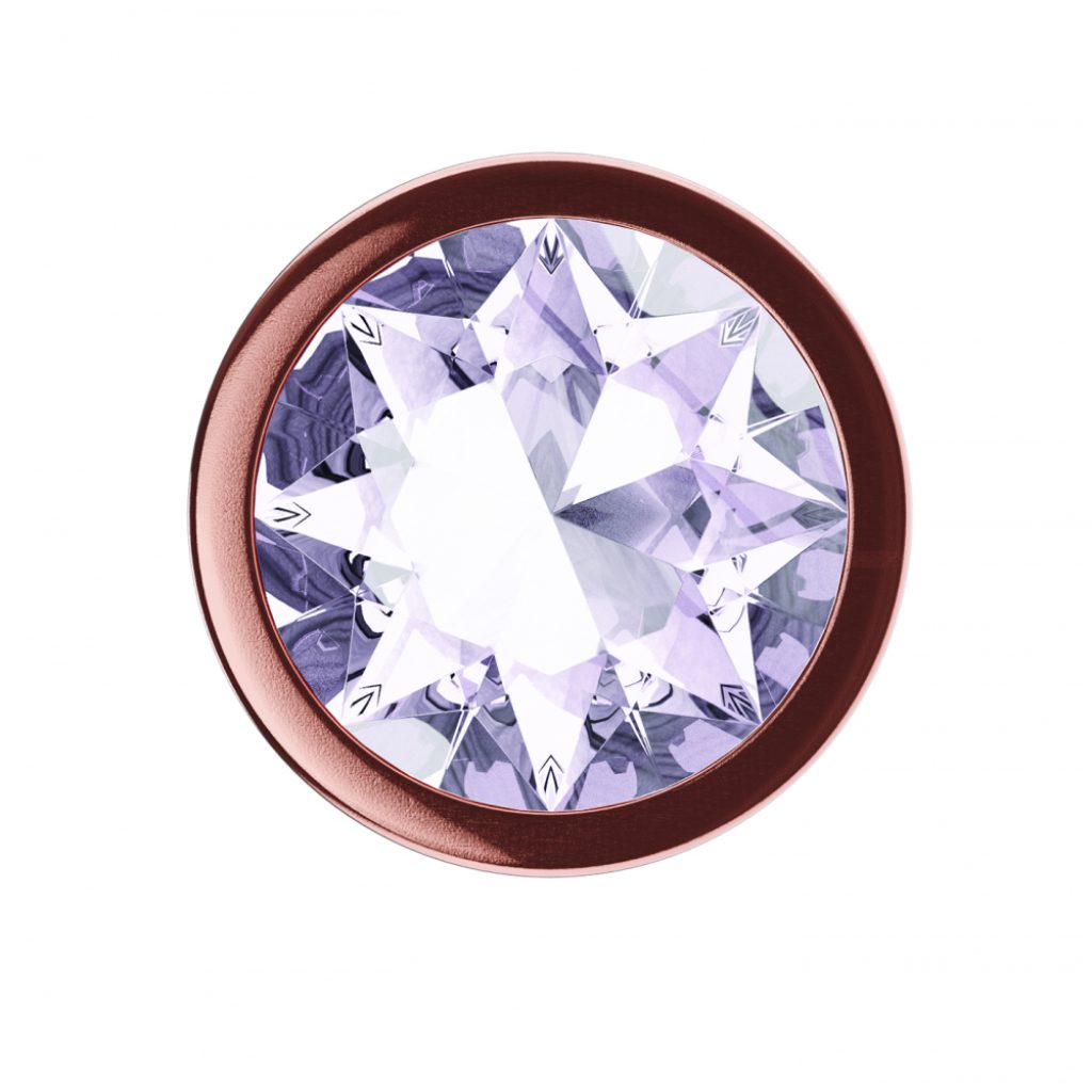Butt Plug Diamond Moonstone Shine S Rose Gold - Image 5