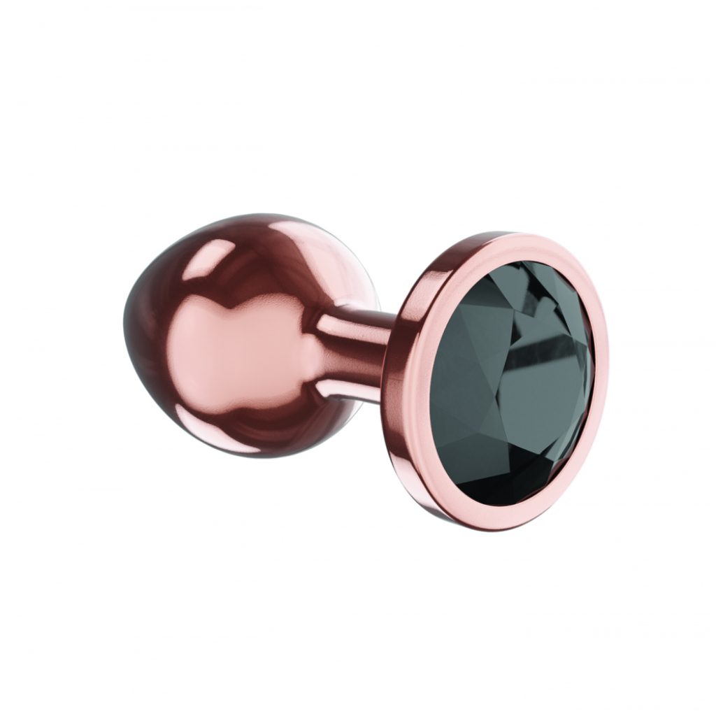 Butt Plug Diamond Jet Shine S Rose Gold - Image 3