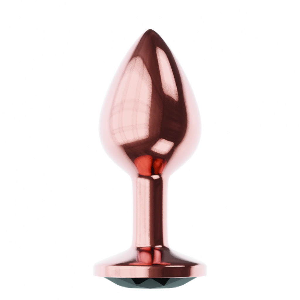 Butt Plug Diamond Jet Shine L Rose Gold - Image 4