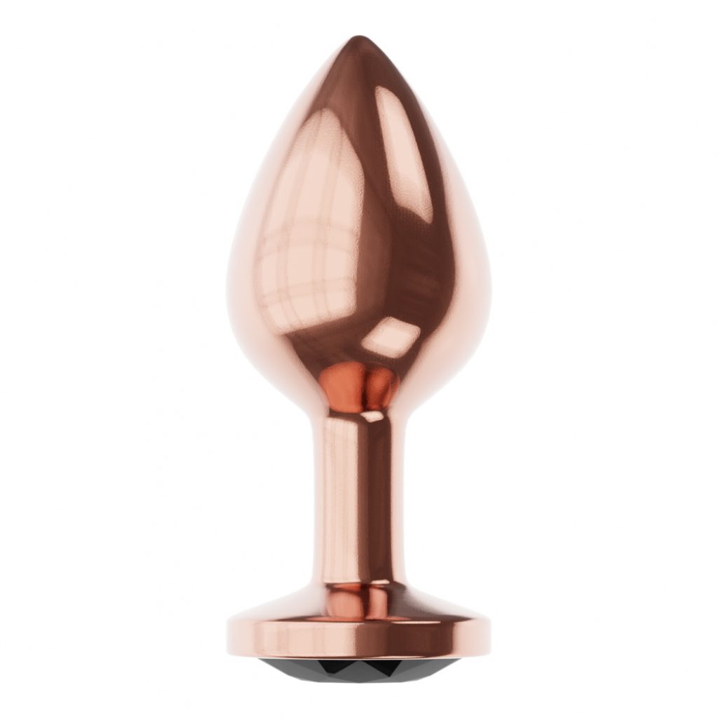 Butt Plug Diamond Jet Shine S Rose Gold - Image 4