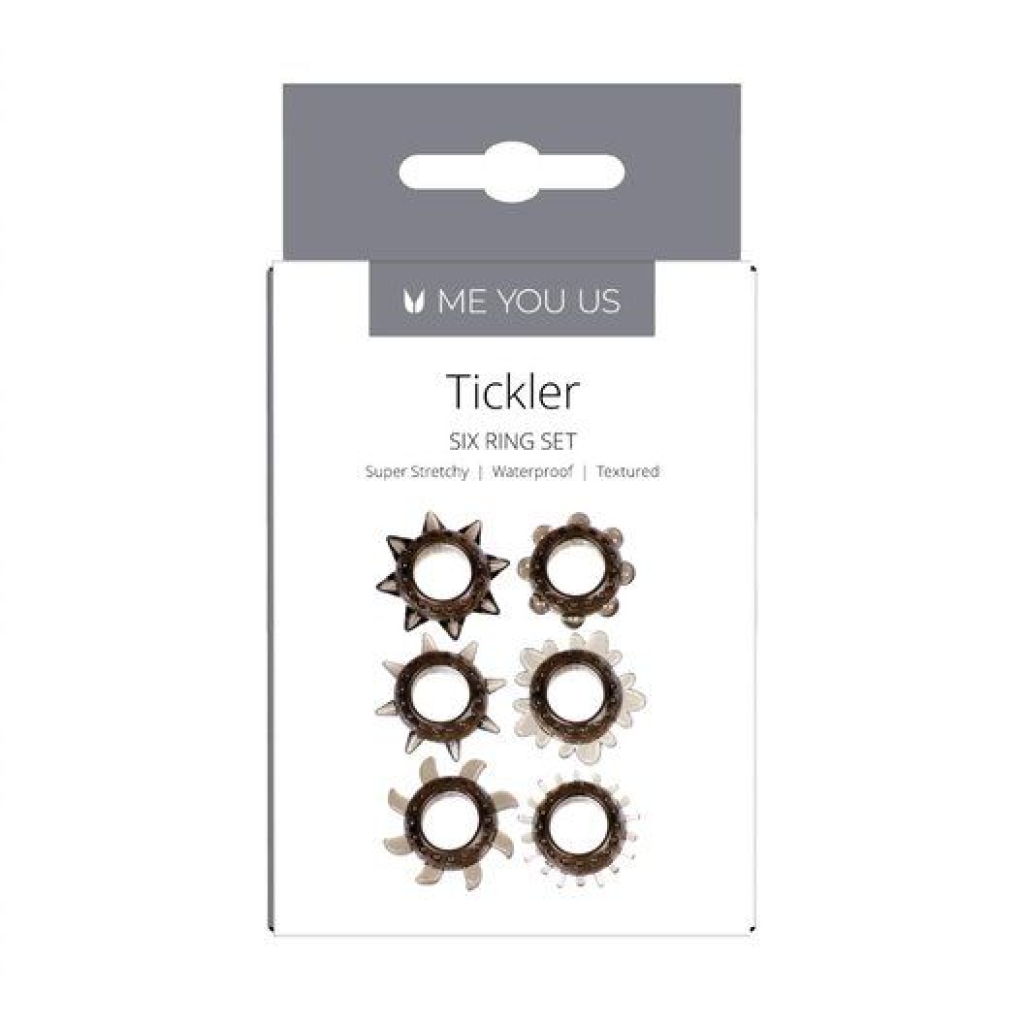 Me You Us Tickler Set Textured Ring Smoke - Image 3