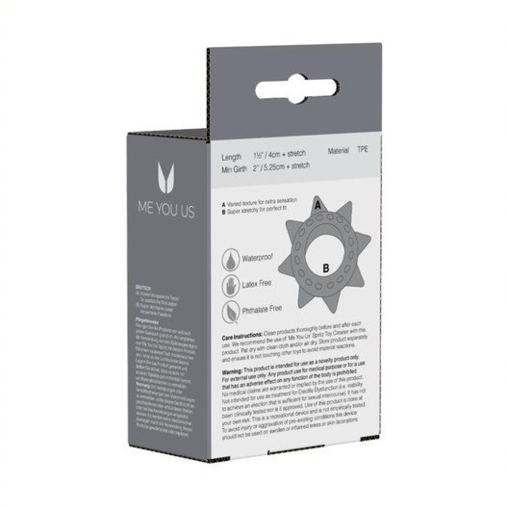 Me You Us Tickler Set Textured Ring Smoke - Image 5