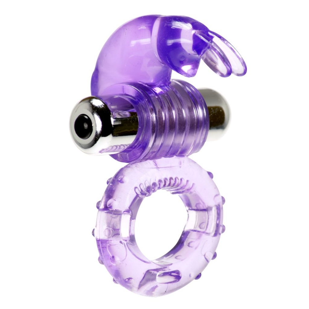 Me You Us Hopping Hare Cock Ring Purple - Image 2
