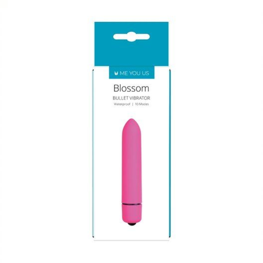 Me You Us Blossom 10 Mode Bullet Vibrator Pink - Image 3