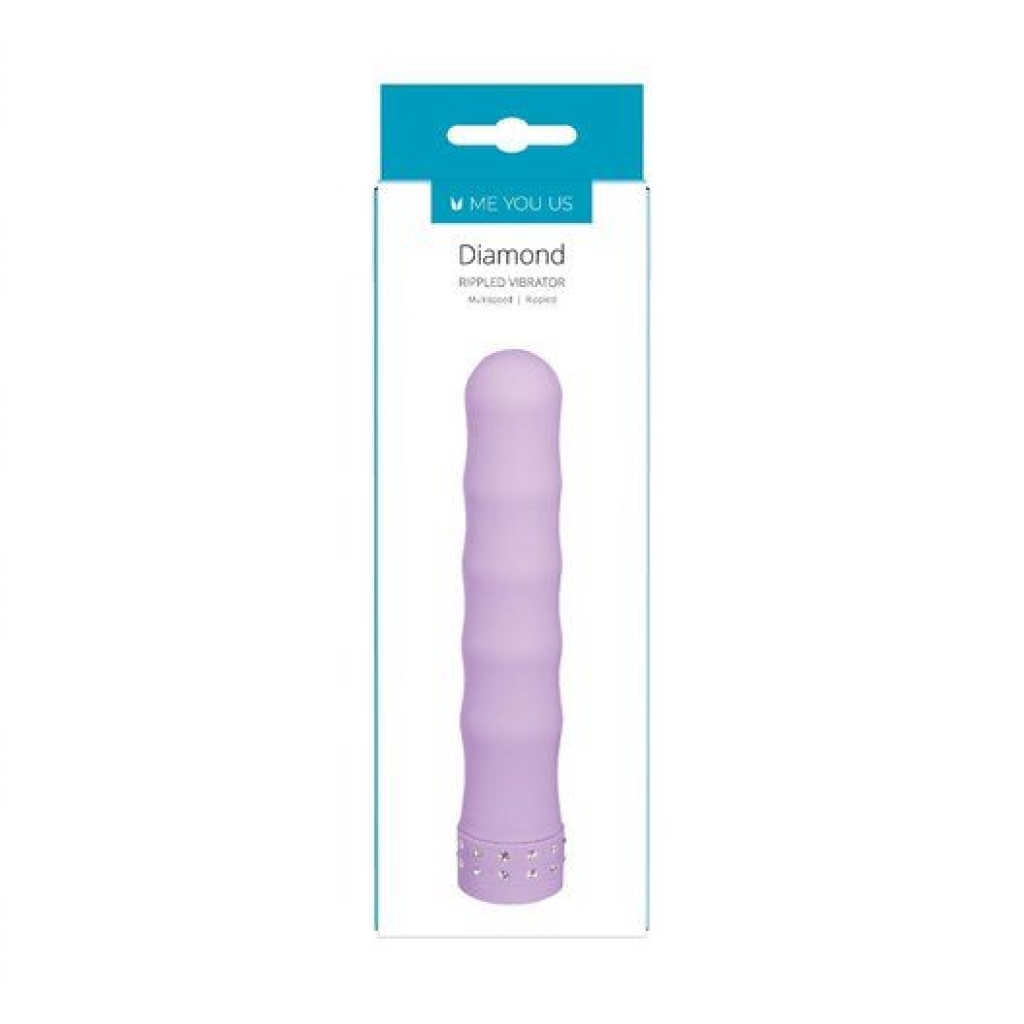 Me You Us Diamond Silk Gyrator Vibrator Violet - Image 3
