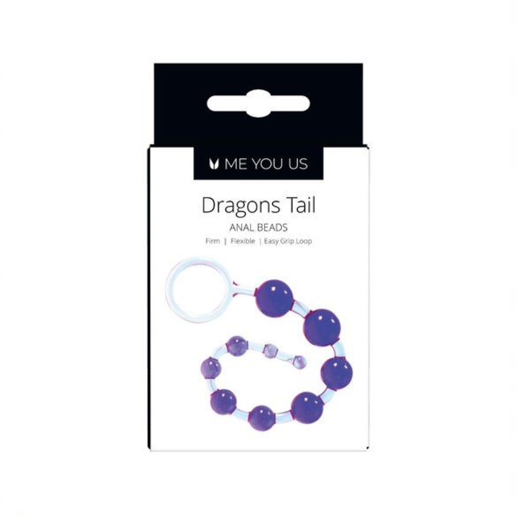 Me You Us Dragonz Tail Anal Beads Violet - Image 3