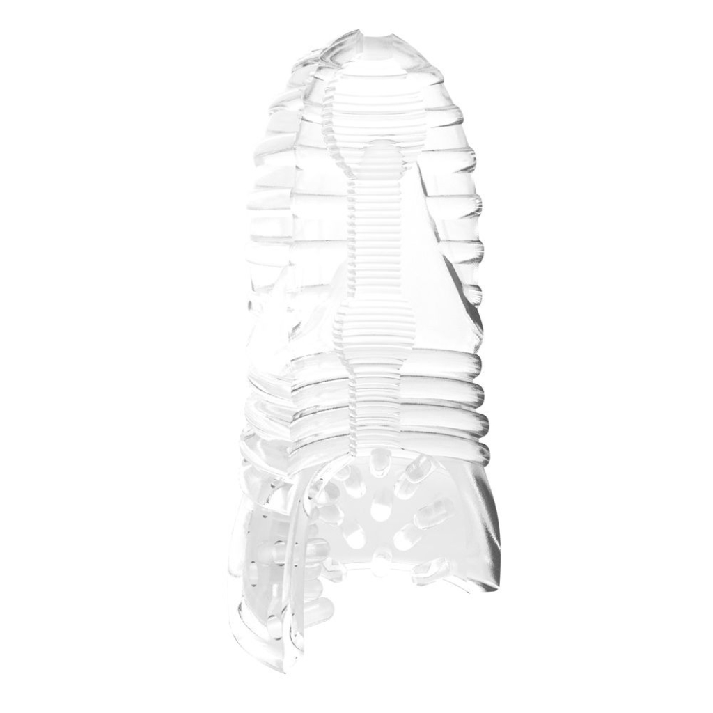 Me You Us Glacier Dual End Stroker Male Masturbator Transparent O - Image 5